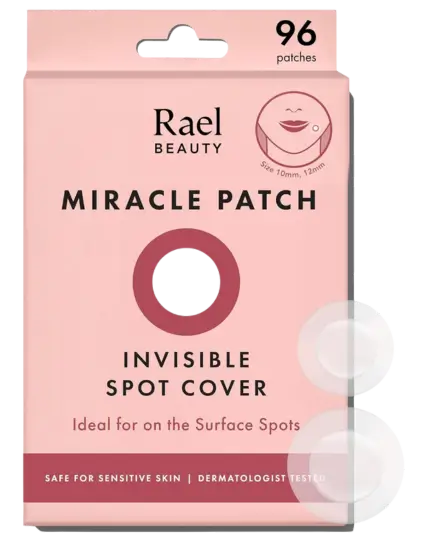 Rael Beauty Miracle Patch Invisible Spot Cover box with 96 hydrocolloid patches